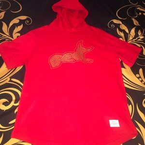 Akoo Tee/Shirt Hood Size L